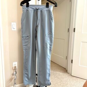 Figs women's Dusty Blue High Waisted Yola